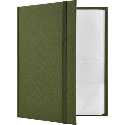 Cozoy Mixed-Pocket Ticket Storage Album 80 Sleeves Moss - Product view